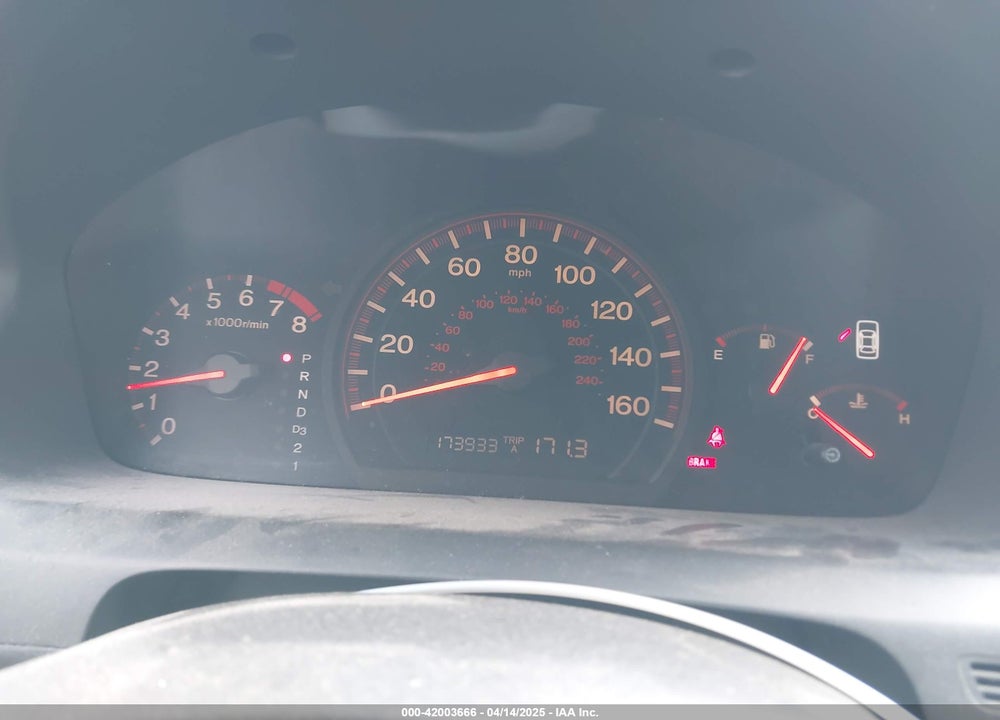 2005 HONDA ACCORD 2.4 EX VIN: 1HGCM727X5A004015