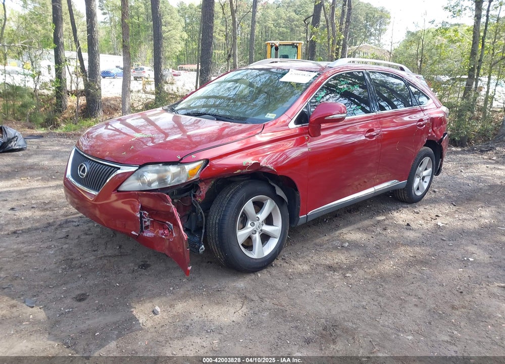 2011 LEXUS RX 350 VIN: 2T2BK1BA6BC103362