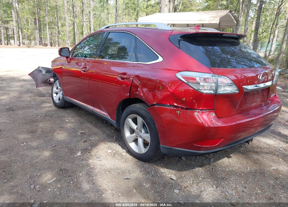 2011 LEXUS RX 350 VIN: 2T2BK1BA6BC103362