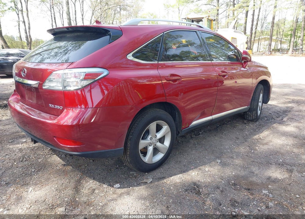 2011 LEXUS RX 350 VIN: 2T2BK1BA6BC103362
