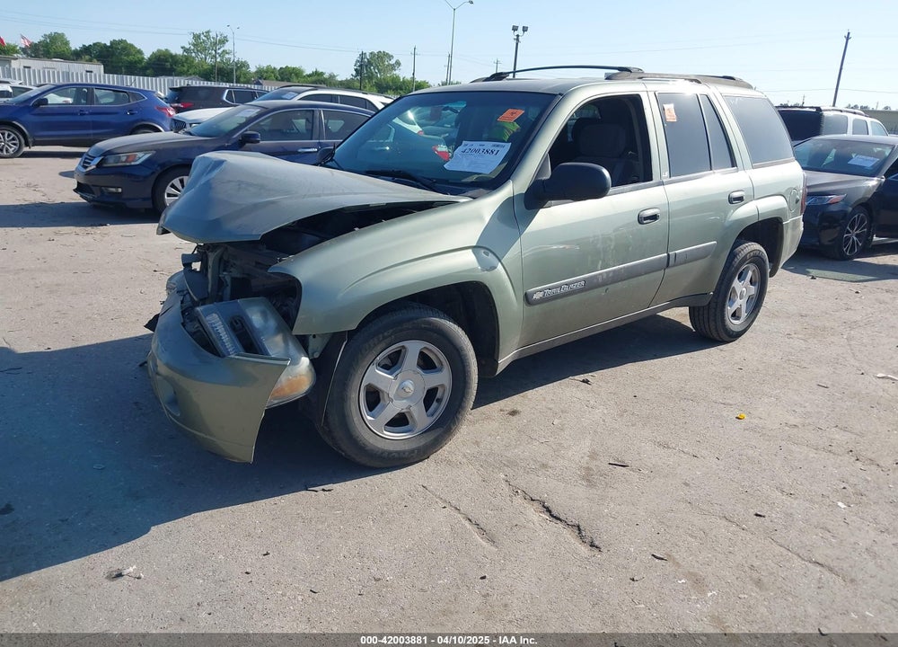 2003 CHEVROLET TRAILBLAZER LS VIN: 1GNDS13SX32229803