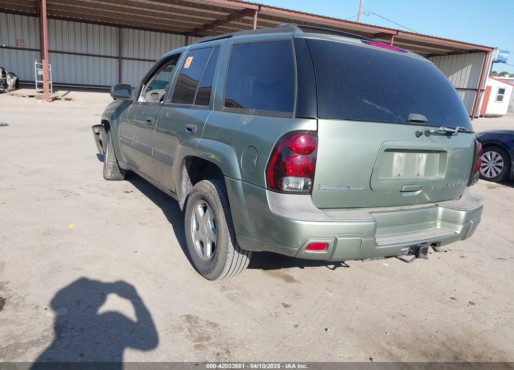 2003 CHEVROLET TRAILBLAZER LS VIN: 1GNDS13SX32229803