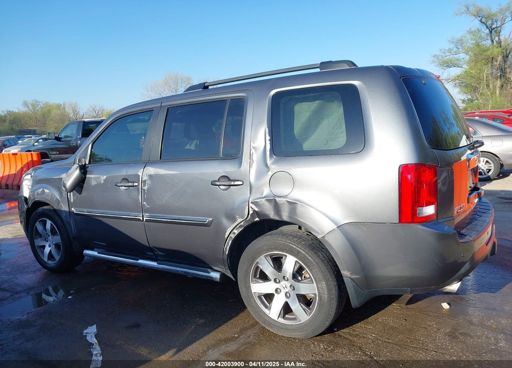 2012 HONDA PILOT TOURING VIN: 5FNYF4H91CB027886