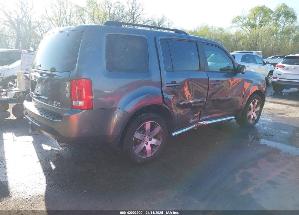2012 HONDA PILOT TOURING VIN: 5FNYF4H91CB027886