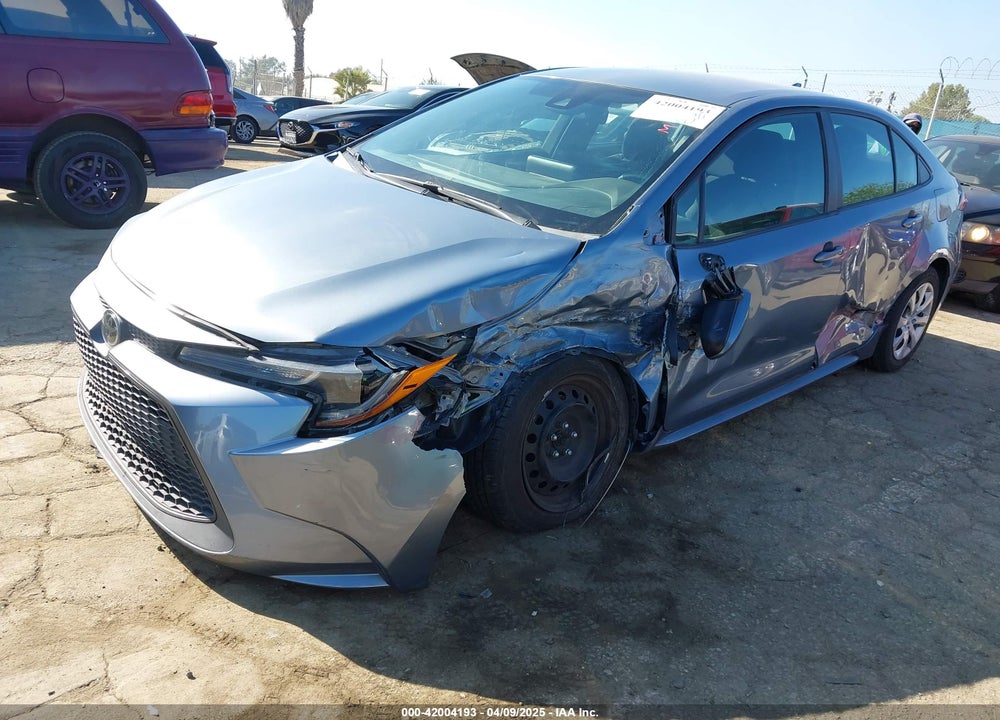 2022 TOYOTA COROLLA VIN: 5YFEPMAE1NP271519