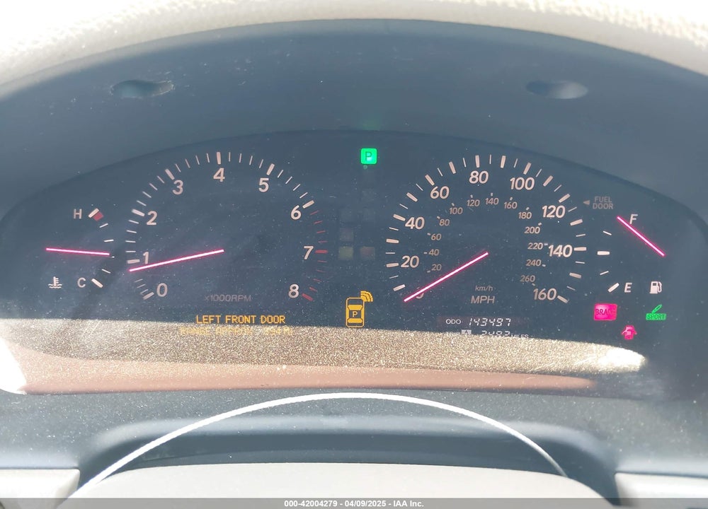 2001 LEXUS LS 430 VIN: JTHBN30F810045610