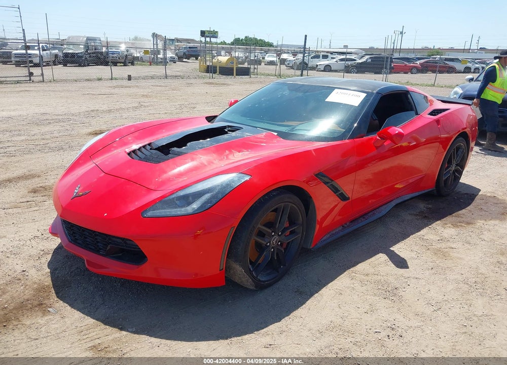 2014 CHEVROLET CORVETTE STINGRAY VIN: 1G1YM2D70E5106770
