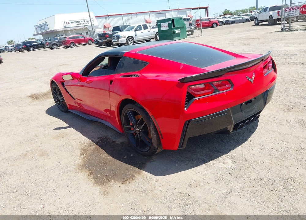 2014 CHEVROLET CORVETTE STINGRAY VIN: 1G1YM2D70E5106770