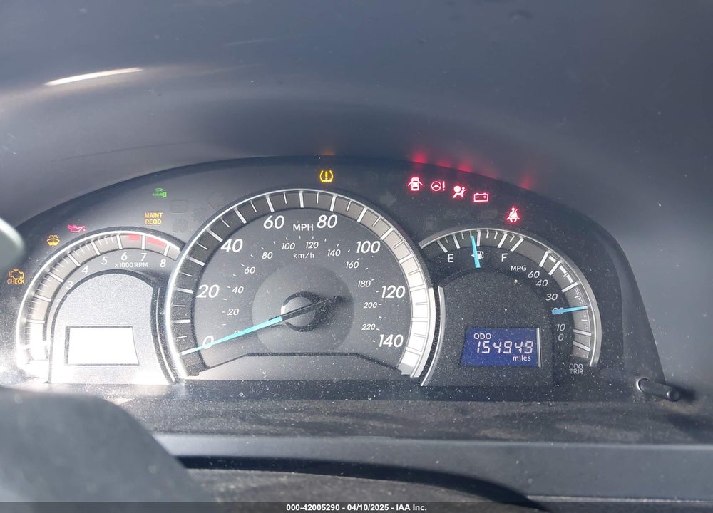2012 TOYOTA CAMRY VIN: 4T1BK1FK5CU008265