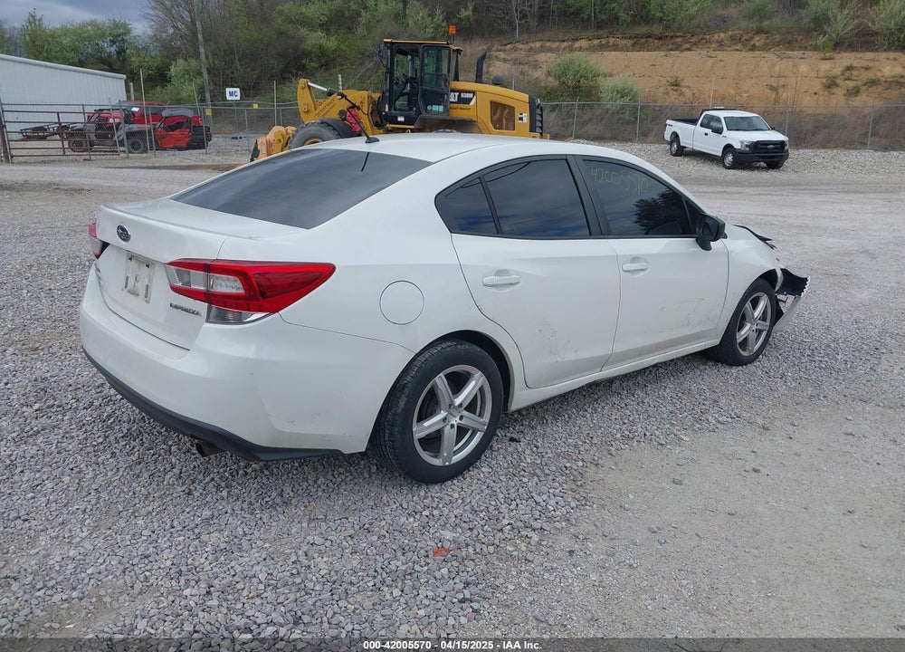 2019 SUBARU IMPREZA VIN: 4S3GKAA6XK3607624