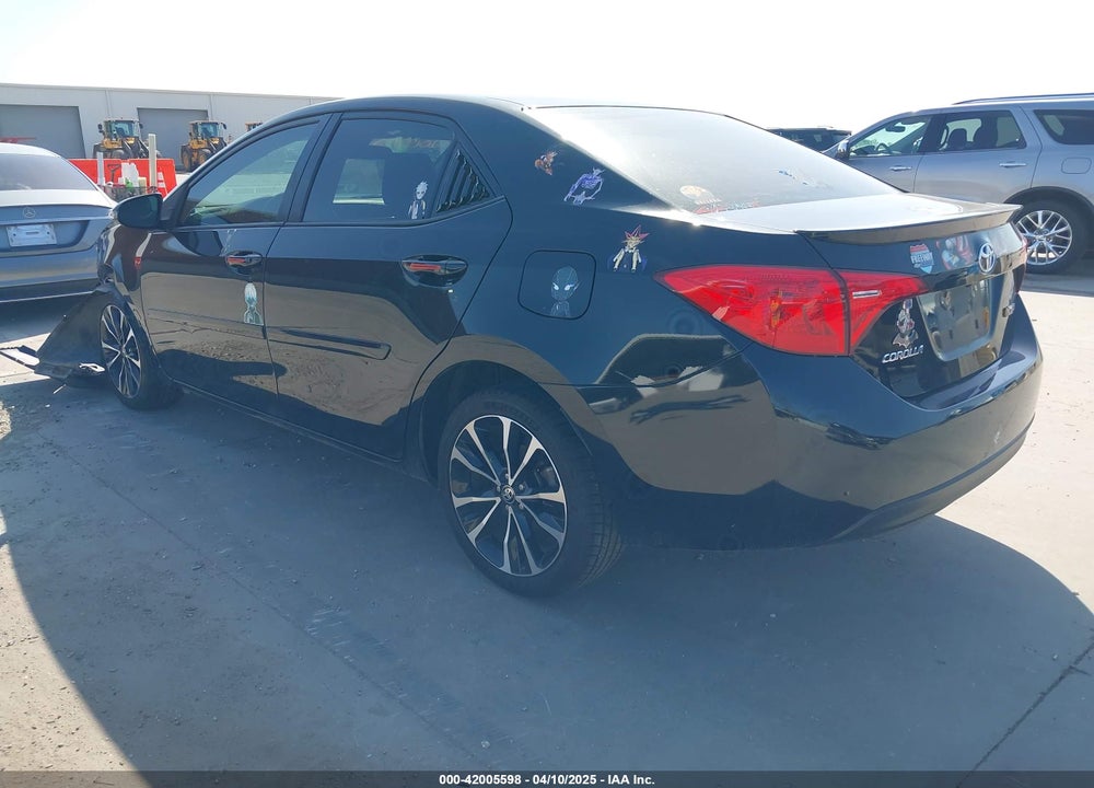 2018 TOYOTA COROLLA SE VIN: 2T1BURHE9JC034740