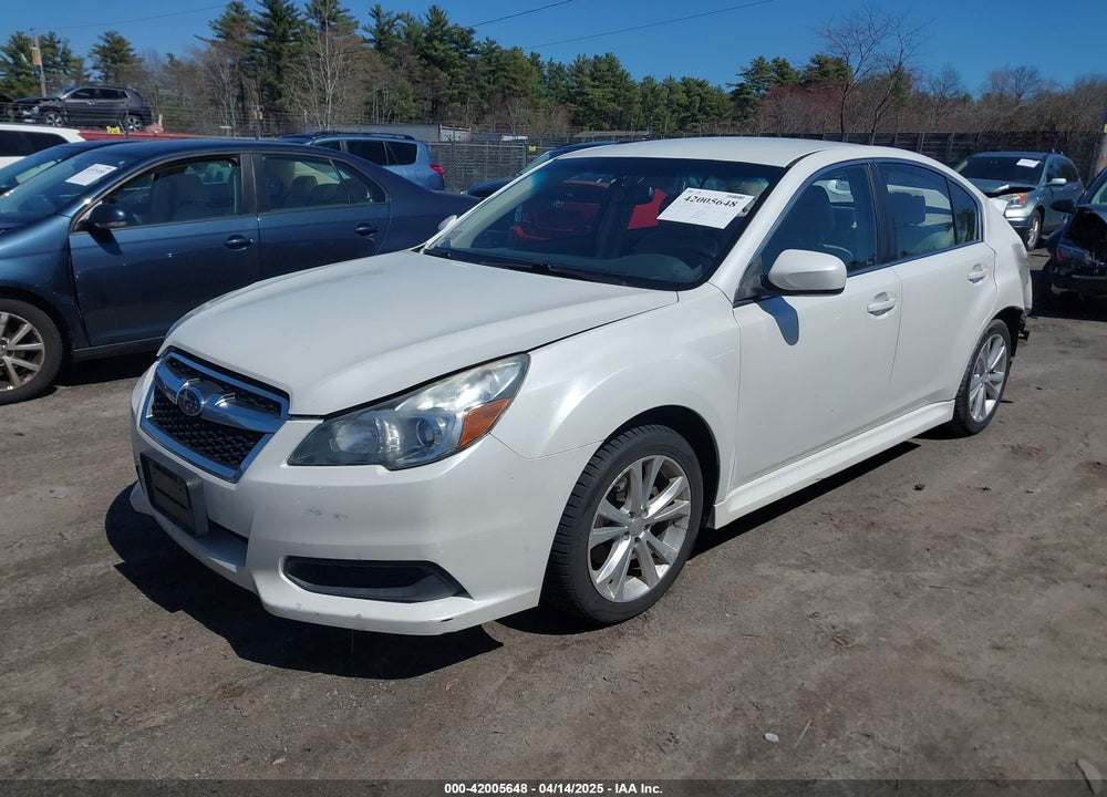 2013 SUBARU LEGACY VIN: 4S3BMBC67D3034238