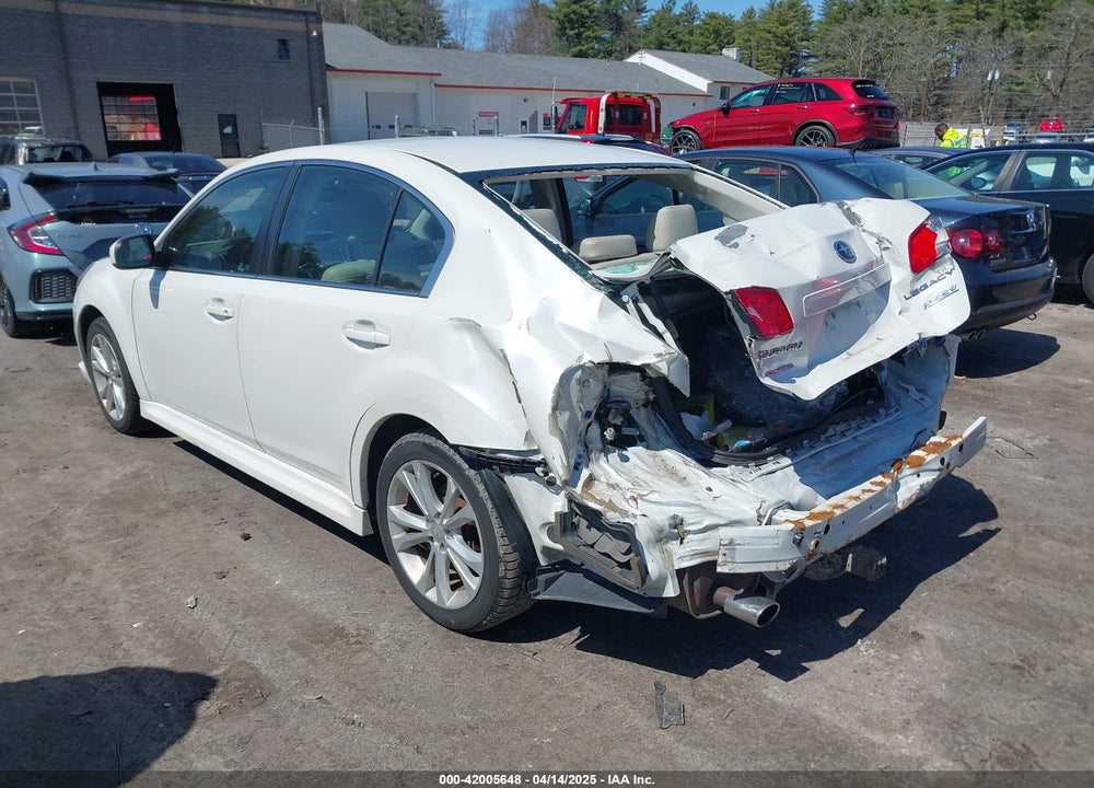 2013 SUBARU LEGACY VIN: 4S3BMBC67D3034238