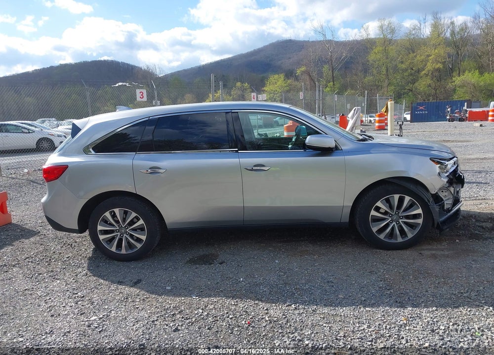 2015 ACURA MDX TECHNOLOGY PACKAGE VIN: 5FRYD4H41FB019638