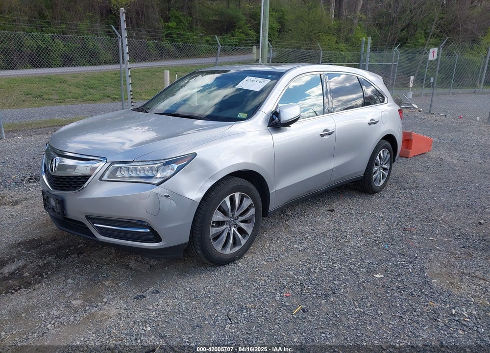 2015 ACURA MDX TECHNOLOGY PACKAGE VIN: 5FRYD4H41FB019638