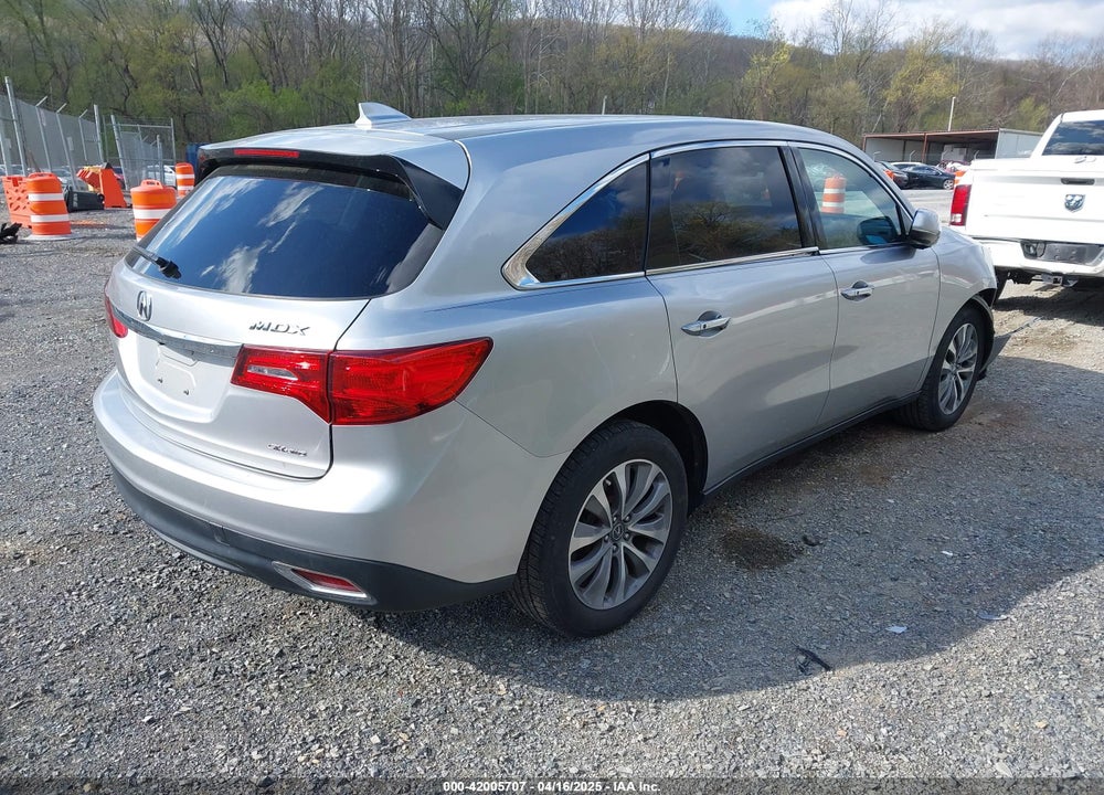 2015 ACURA MDX TECHNOLOGY PACKAGE VIN: 5FRYD4H41FB019638