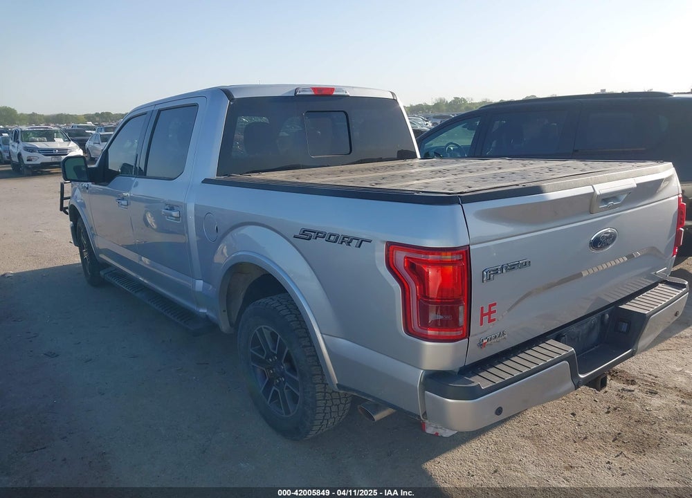 2015 FORD F-150 VIN: 1FTEW1CF3FKD26236