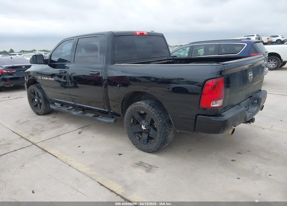 2012 RAM 1500 SPORT VIN: 1C6RD7MT2CS186522