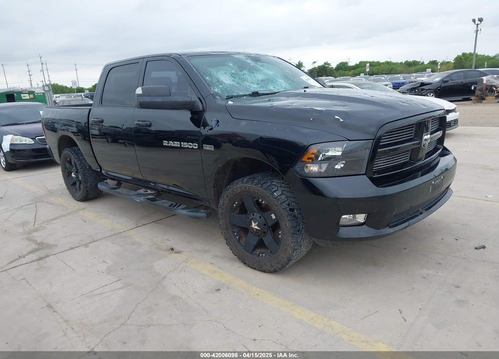 2012 RAM 1500 SPORT VIN: 1C6RD7MT2CS186522
