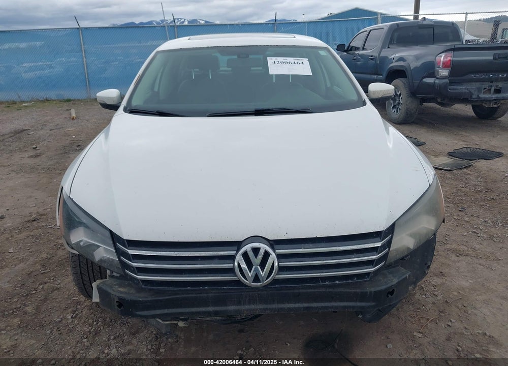 2013 VOLKSWAGEN PASSAT 2.5L SE VIN: 1VWBP7A34DC150667