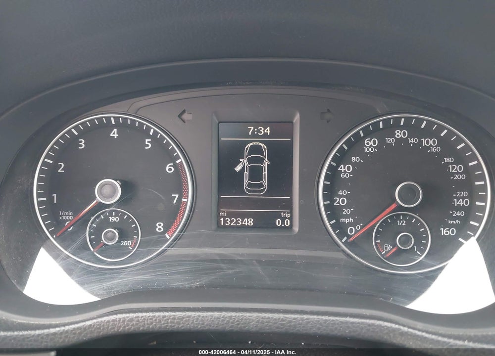 2013 VOLKSWAGEN PASSAT 2.5L SE VIN: 1VWBP7A34DC150667