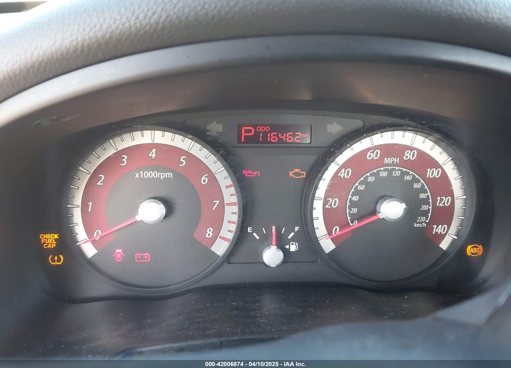 2011 KIA RIO VIN: KNADH4A37B6923356