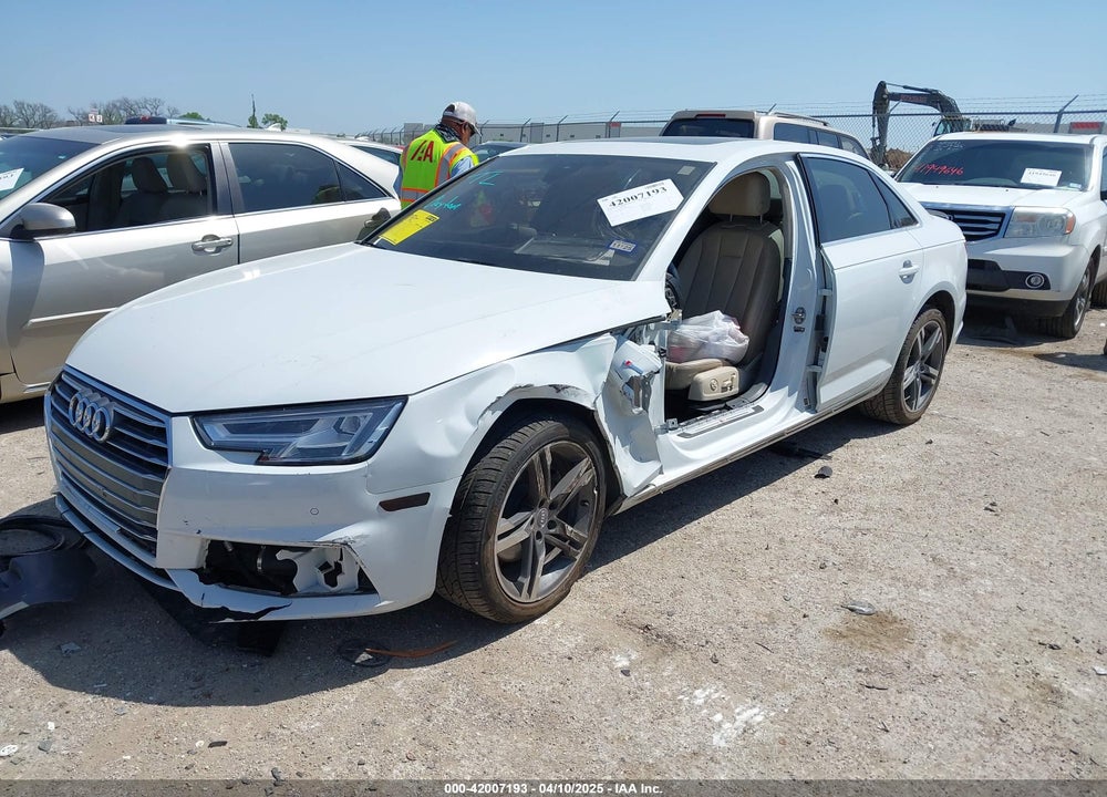 2018 AUDI A4 2.0T TECH ULTRA PREMIUM/2.0T ULTRA PREMIUM VIN: WAULMAF45JA188122