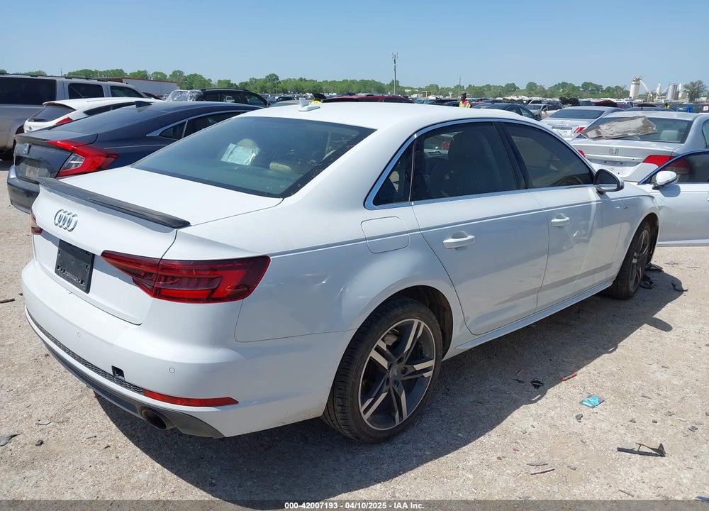 2018 AUDI A4 2.0T TECH ULTRA PREMIUM/2.0T ULTRA PREMIUM VIN: WAULMAF45JA188122