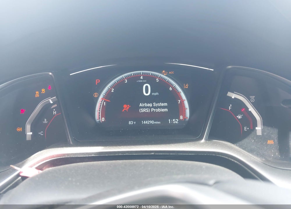 2018 HONDA CIVIC VIN: SHHFK7H99JU404612