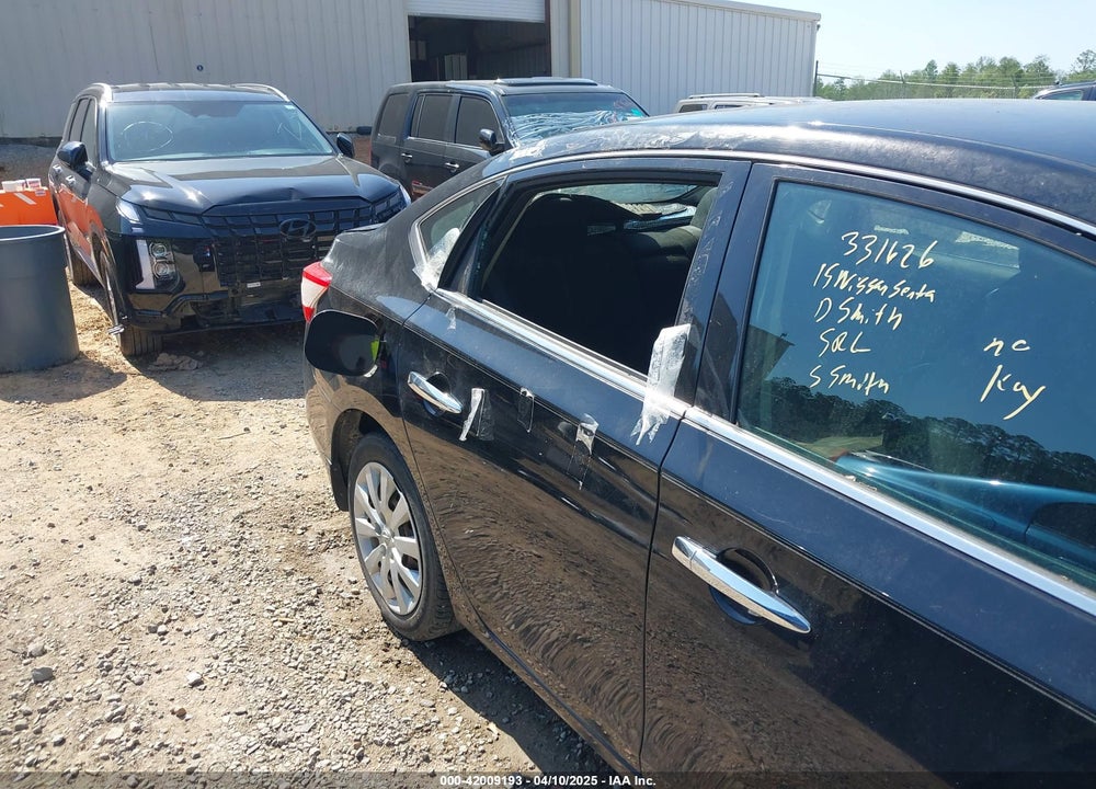 2015 NISSAN SENTRA S VIN: 3N1AB7AP1FY331626