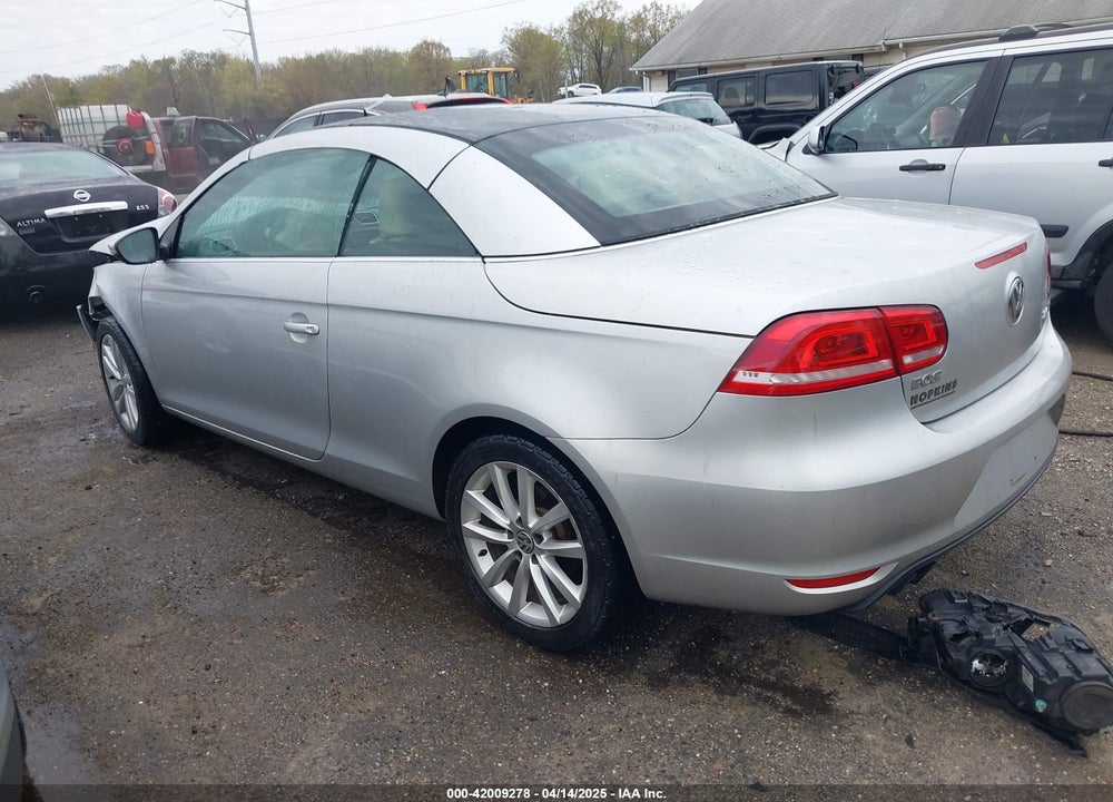 2012 VOLKSWAGEN EOS VIN: WVWBW7AH8CV001103