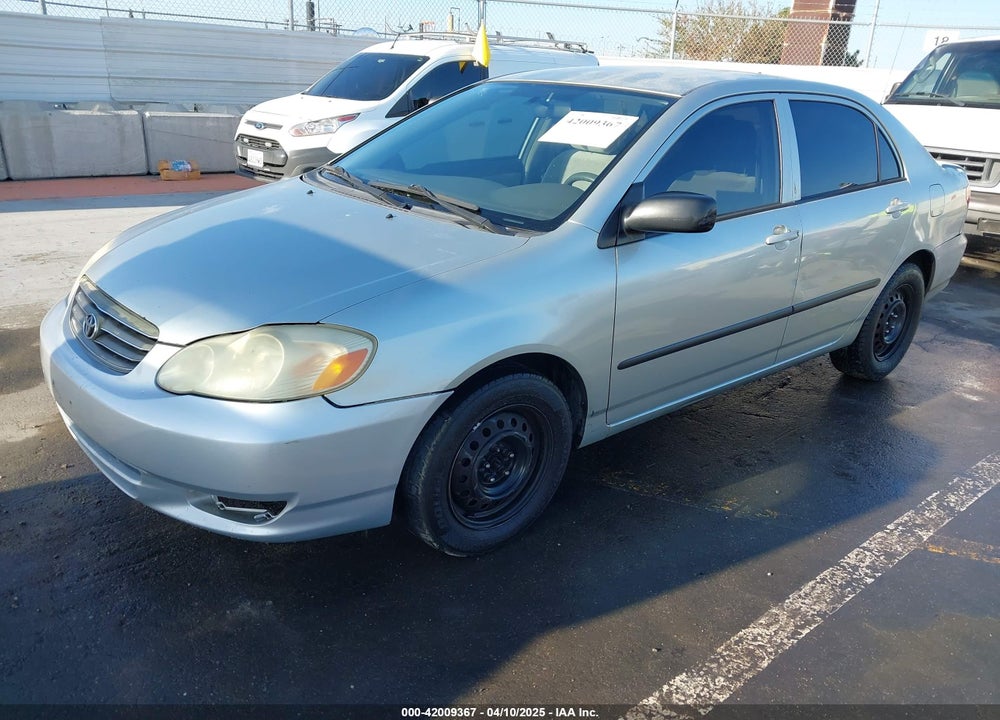 2003 TOYOTA COROLLA CE VIN: JTDBR32E530015235