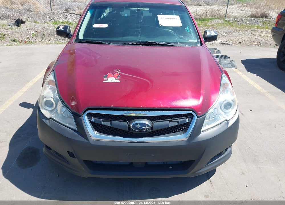 2012 SUBARU LEGACY 2.5I VIN: 4S3BMCA65C3032169
