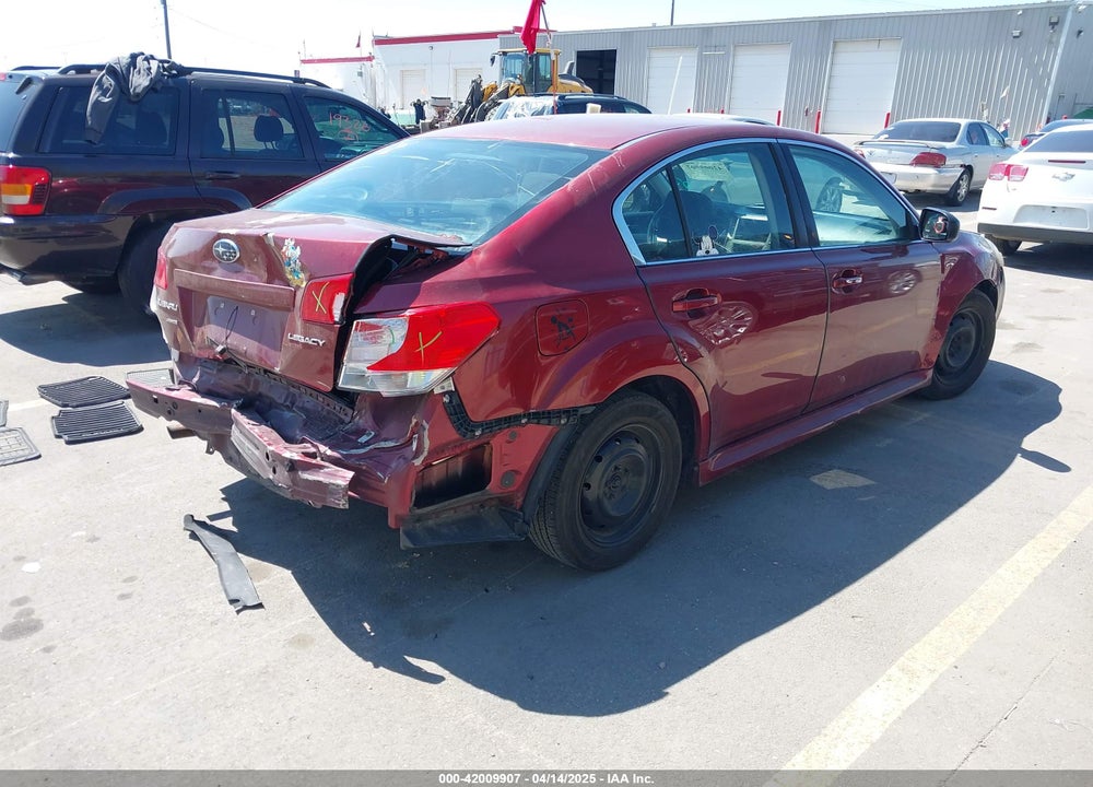2012 SUBARU LEGACY 2.5I VIN: 4S3BMCA65C3032169
