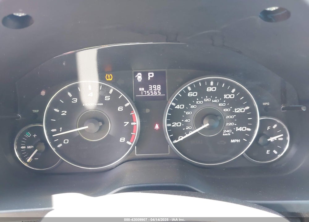 2012 SUBARU LEGACY 2.5I VIN: 4S3BMCA65C3032169