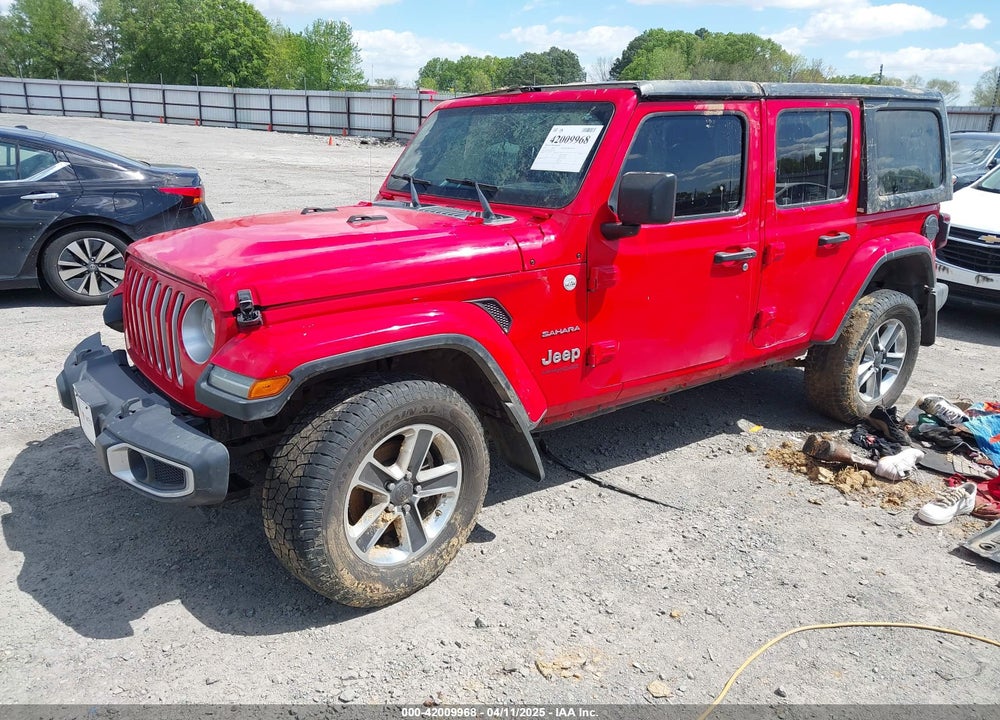 2018 JEEP WRANGLER UNLIMITED SAHARA VIN: 1C4HJXEG6JW174359