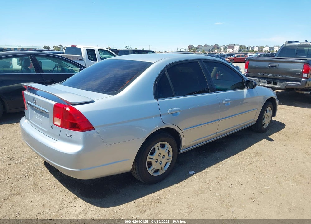 2002 HONDA CIVIC LX VIN: 2HGES16562H580735