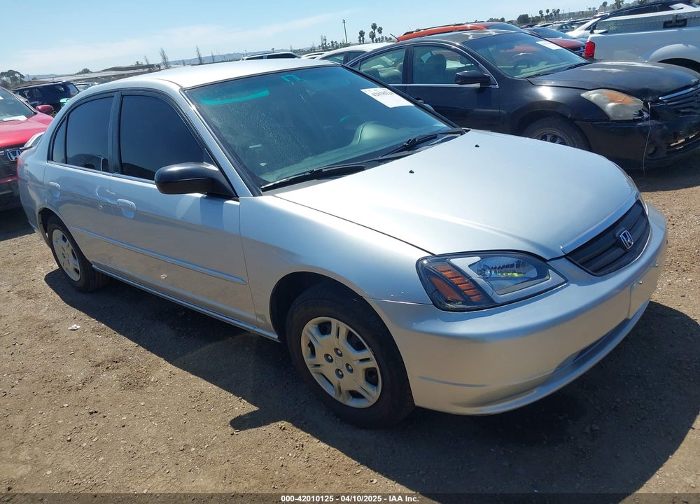 2002 HONDA CIVIC LX VIN: 2HGES16562H580735