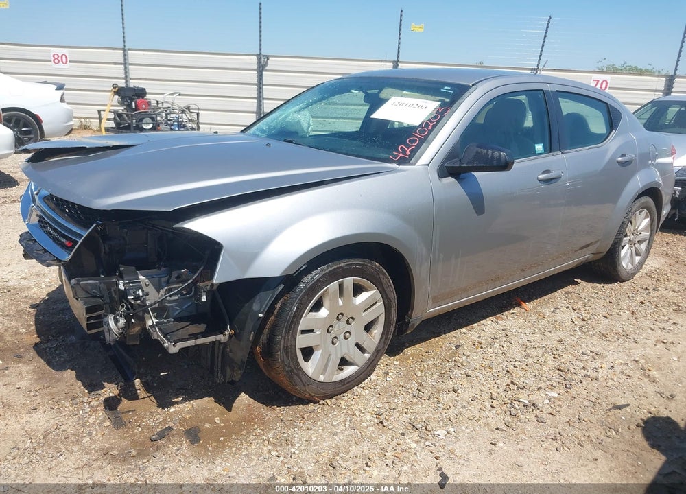 2013 DODGE AVENGER SE VIN: 1C3CDZAB8DN591827