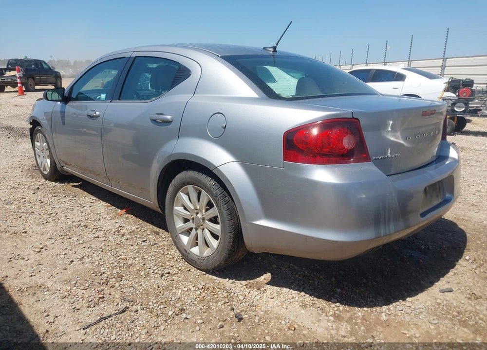 2013 DODGE AVENGER SE VIN: 1C3CDZAB8DN591827