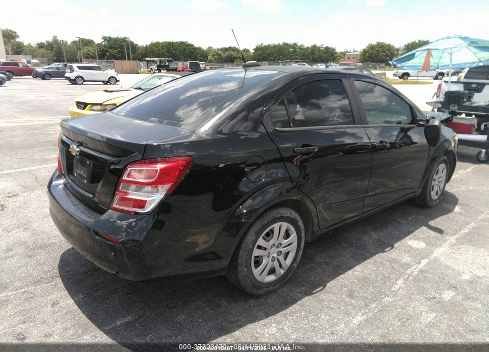 2017 CHEVROLET SONIC LS AUTO VIN: 1G1JB5SH0H4153473