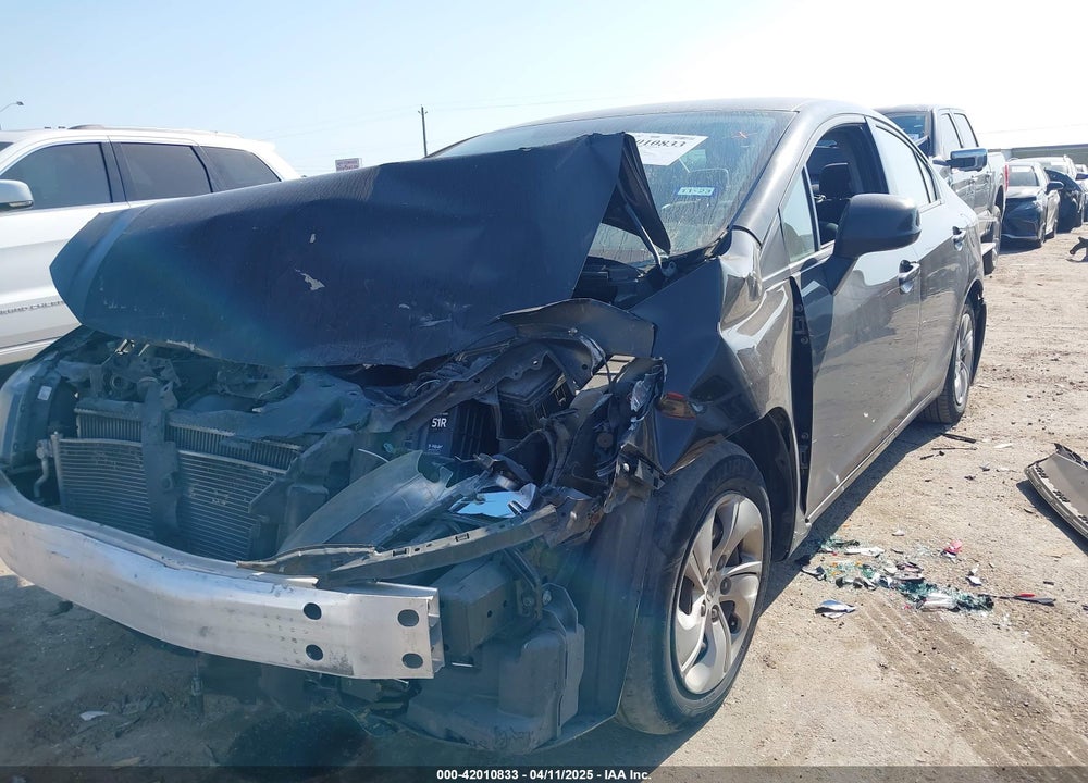 2013 HONDA CIVIC LX VIN: 19XFB2F50DE069805