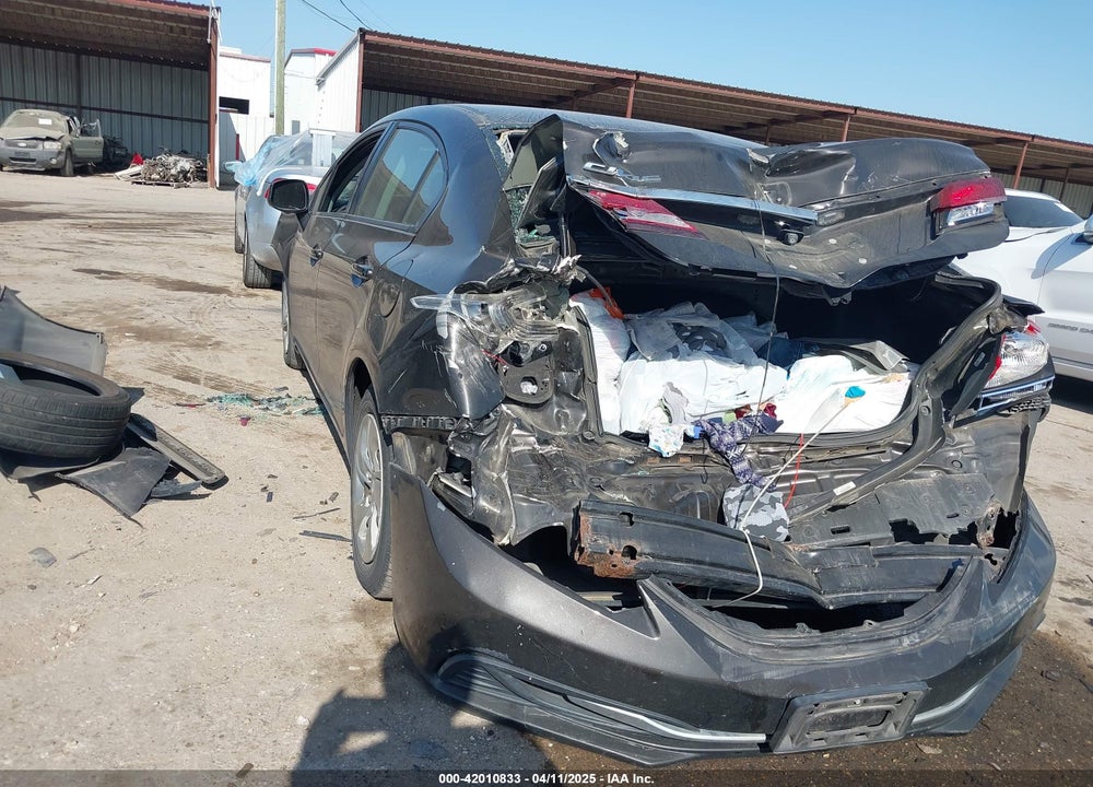 2013 HONDA CIVIC LX VIN: 19XFB2F50DE069805