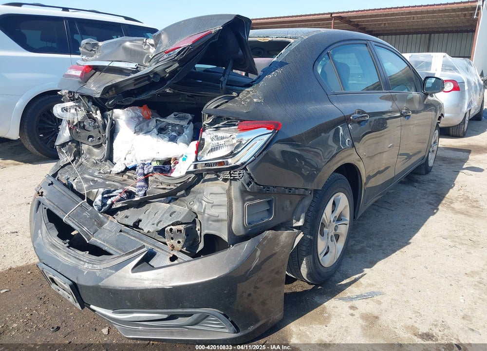2013 HONDA CIVIC LX VIN: 19XFB2F50DE069805