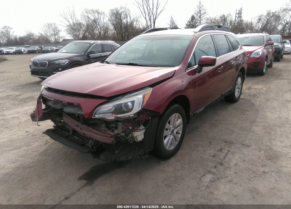 2017 SUBARU OUTBACK 2.5I PREMIUM VIN: 4S4BSACC7H3248993