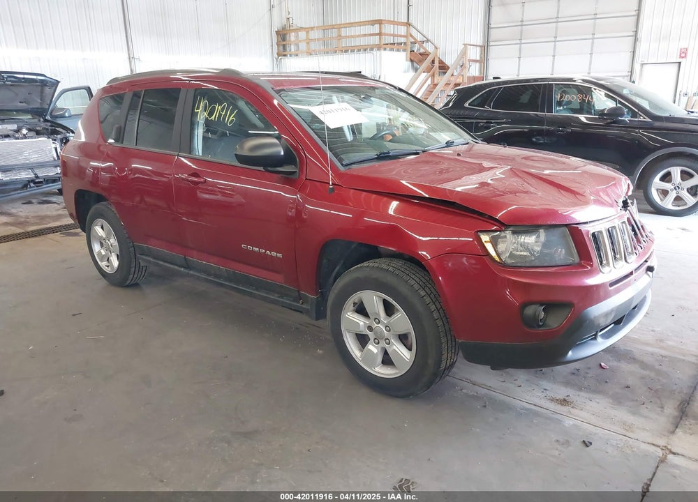2014 JEEP COMPASS SPORT VIN: 1C4NJCBA1ED843537