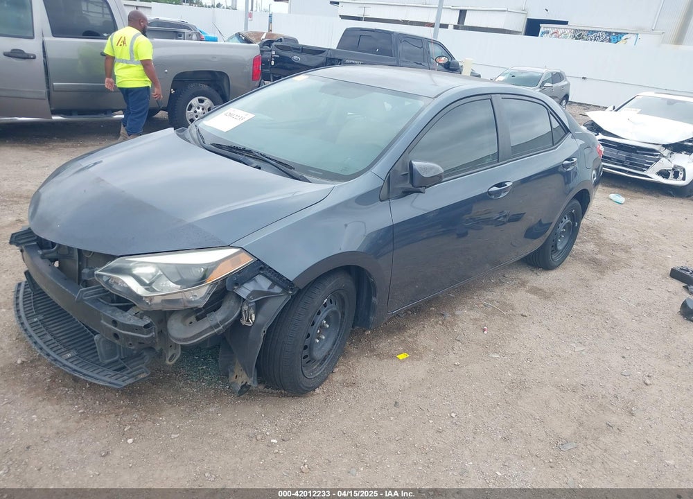 2015 TOYOTA COROLLA LE VIN: 5YFBURHEXFP258087