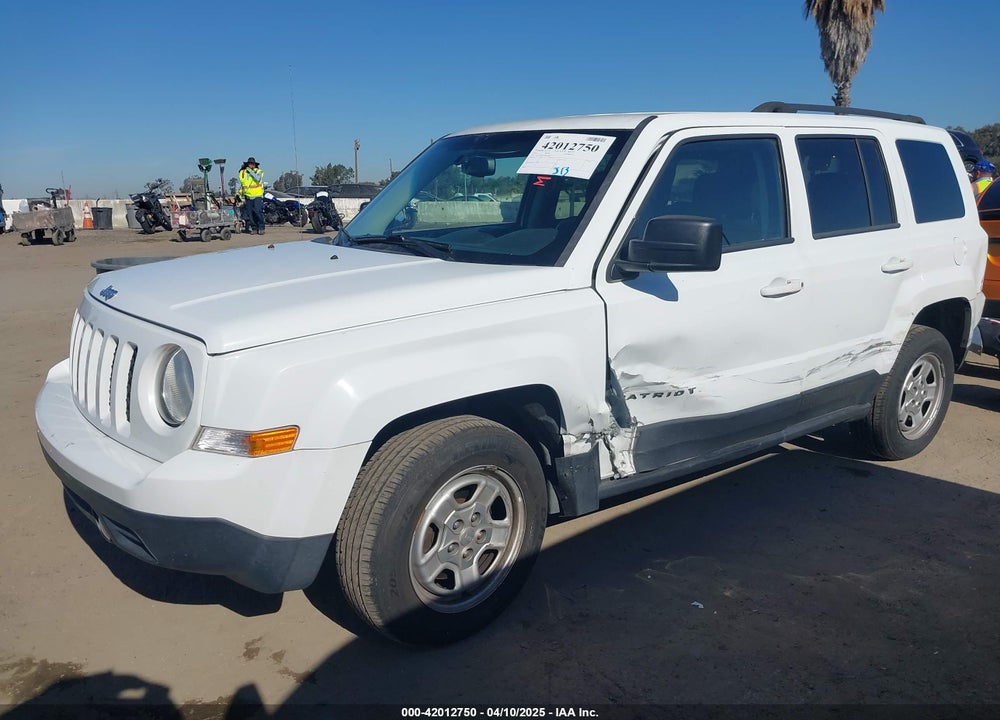 2016 JEEP PATRIOT VIN: 1C4NJPBA3GD813790