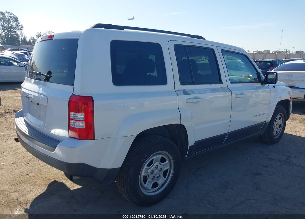 2016 JEEP PATRIOT VIN: 1C4NJPBA3GD813790