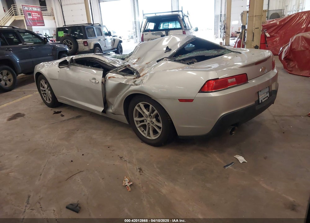 2015 CHEVROLET CAMARO 1LT VIN: 2G1FD1E38F9262296